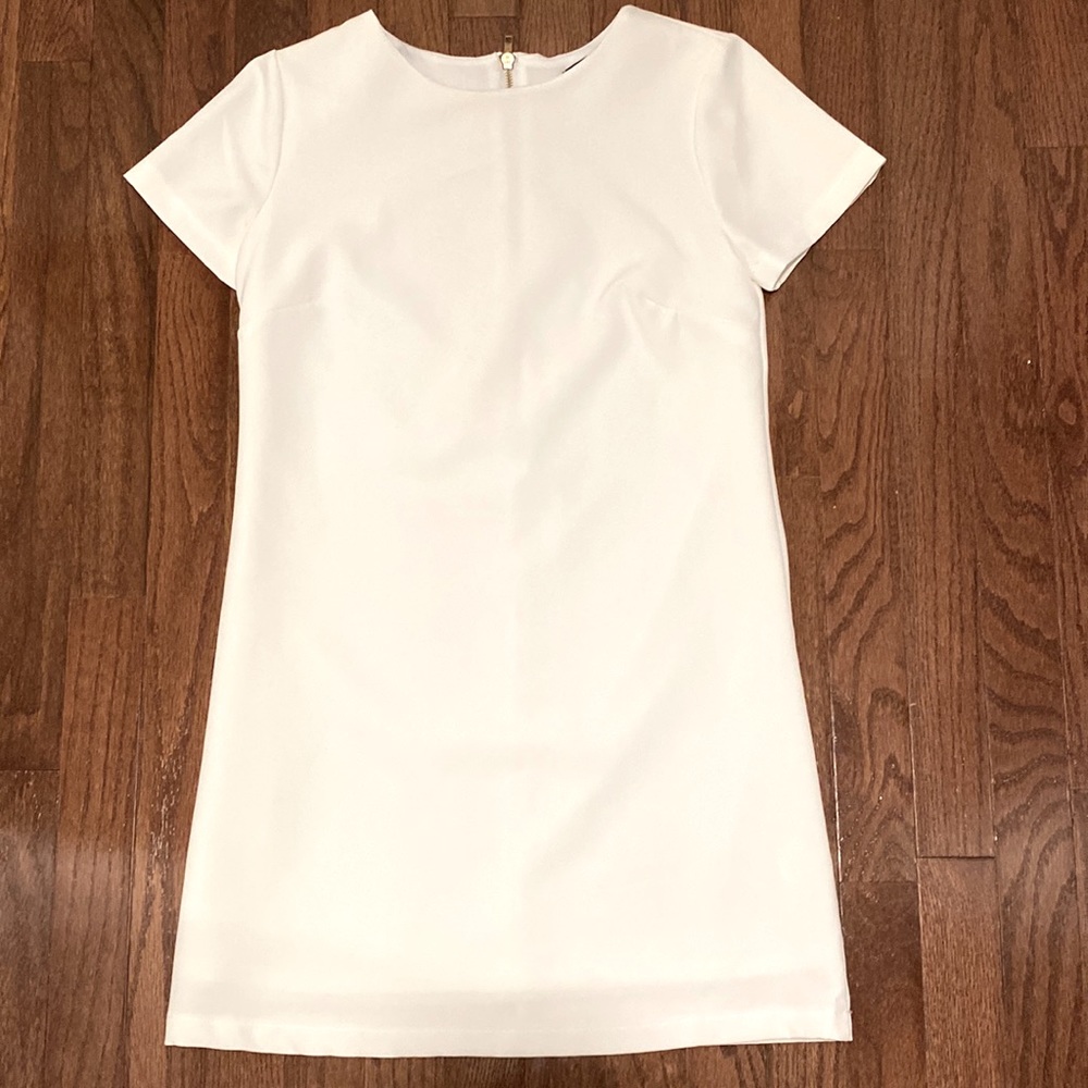 Lulus Shift and Shout Ivory Shift Dress